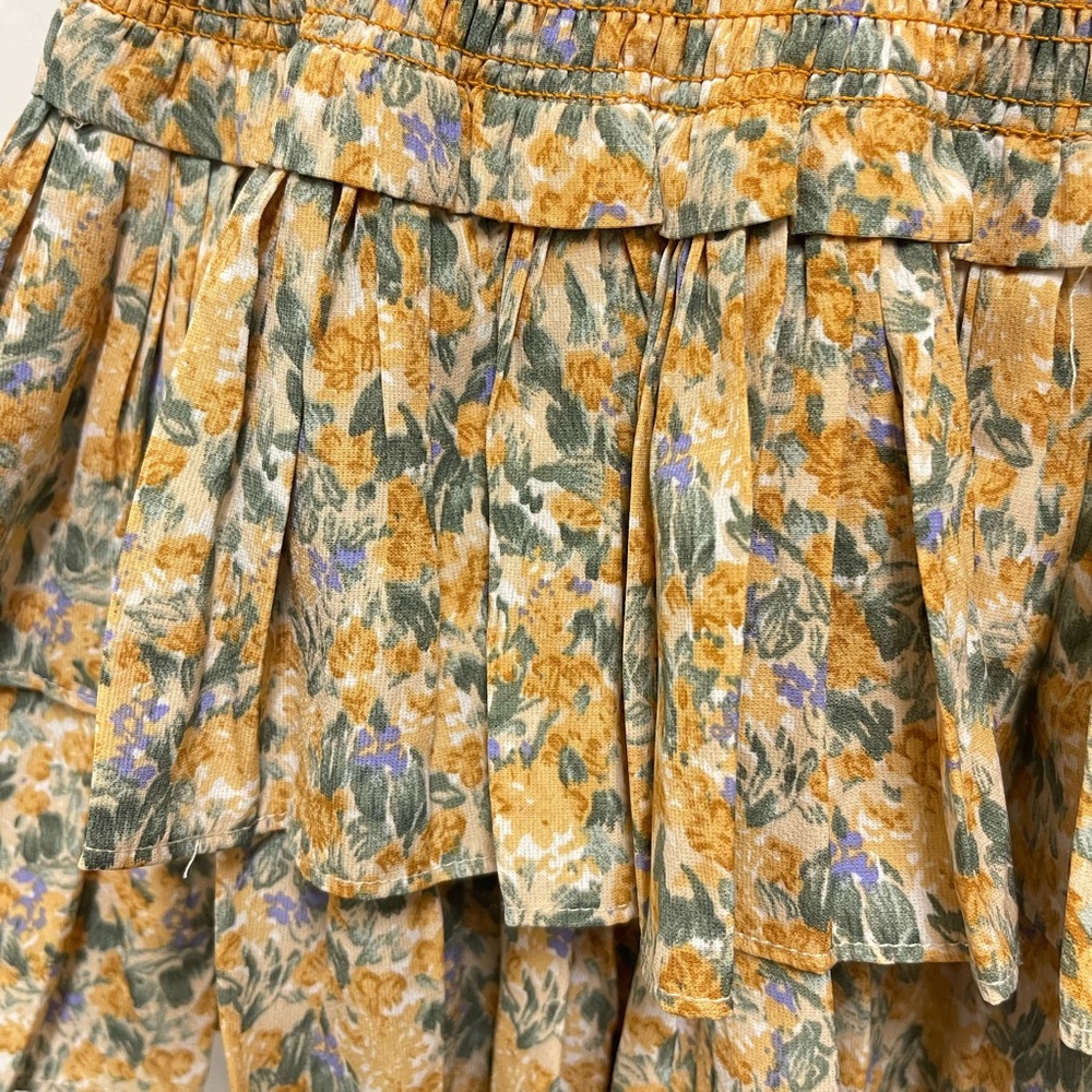 Reset Smocked and Tiered Floral Skirt - Picture 9 of 9